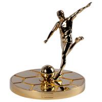 Samoa - 10 Dollar FIFA 26(TM) Die drehbare Spielermünze mit goldenem Kick - 5 Oz Silber Gilded