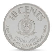 Niue 0,10 NZD Disney(TM) Dagobert Duck(TM): Lucky #1 Dime 2023 3g Silber Rückseite