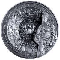 Samoa - 20 Dollar Altes Ägypten - 1 KG Silber Antik Finish