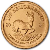 Südafrika - Krügerrand 2026 - 1/10 Oz Gold
