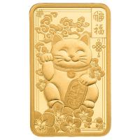 Goldbarren - PAMP Lucky Cat - 2,5g Gold