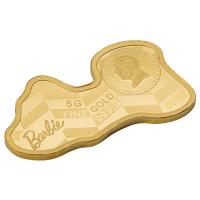 Goldbarren - PAMP Barbie(TM) - 5g Gold im Blister