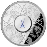 Silbermedaille - 315 Jahre Meissen Porzellan 2025 - 1 Oz Silber PP