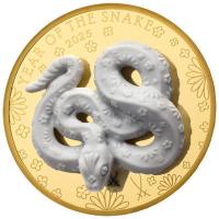 Gabun - 10000 Francs Jahr der Schlange 2025 - 1 Oz Gold PP