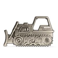 Niue 2 NZD Tonka Bulldozer 1 Oz Silber PP Color Rückseite