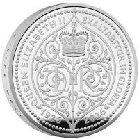 Großbritannien - 5 GBP Queen Elizabeth II 100. Jahrestag 2026 - Silber PP Piedfort
