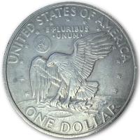 USA 1 USD Eisenhower (1971-1978) Münze BU Rückseite