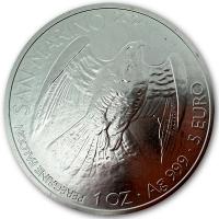 San Marino - 5 EUR Wanderfalke 2024 - 1 Oz Silber