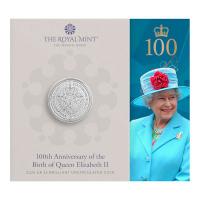 Großbritannien - 5 GBP Queen Elizabeth II 100. Jahrestag 2026 - Blister