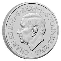 Großbritannien - 5 GBP Queen Elizabeth II 100. Jahrestag 2026 - Blister