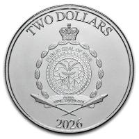 Niue 2 NZD Star Wars(TM) Darth Vader(TM) 2026 1 Oz Silber Rückseite