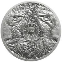 Südafrika 5 Rand Big Five III Leopard 2026 1 Oz Silber Rückseite