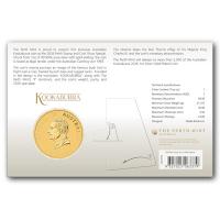 Australien - 1 AUD Kookaburra Perth Stamp and Coin Show Special 2026 - 1 Oz Silber Gilded BLISTER