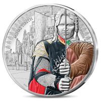 Frankreich 50 EUR Herr der Ringe(TM) Aragorn(TM) und Minas Tirith 2026 Silber Color