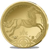 Frankreich - 250 EUR Herr der Ringe(TM) Rohan(TM) Flagge 2026 - Gold BU