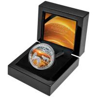Niue - 1 NZD Colours of Australia: Golden Deserts (4.) 2026 - 1 Oz Silber PP Color