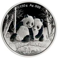 China - 50 Yuan Panda 2026 - 150g Silber PP