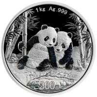 China - 300 Yuan Panda 2026 - 1 KG Silber PP