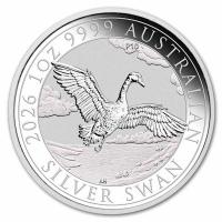 Australien - 1 AUD Schwan 2026 - 1 Oz Silber