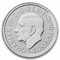 Großbritannien 10 GBP Britannia 2026 1/10 Oz Platin Rückseite