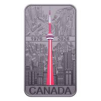 Kanada - 20 CAD CN Tower 50. Jubiläum - 1 Oz Silber PP