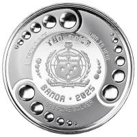 Samoa 2 Dollar Alien Architects 2025 1 Oz Silber Color Rückseite