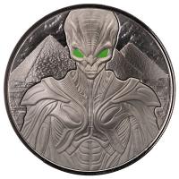 Samoa - 2 Dollar Alien Architects 2025 - 1 Oz Silber Rhodium