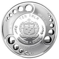 Samoa 10 Dollar Alien Architects 2025 5 Oz Silber Rückseite