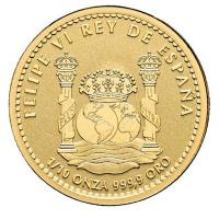 Spanien 0,15 EURO Braunbär 2026 1/10 Oz Gold Rückseite