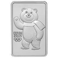 Russland - 3 Rubel Leopard Polarbär (Sotschi 2014) 2012 - 1 Oz Silber