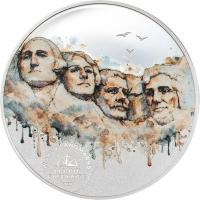 Cook Island - 2 CID Mount Rushmore 2026 - 1/2 Oz Silber PP Color