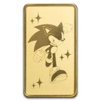 Goldbarren - Sega(C) Sonic(TM) the Hedgehog 35. Jubiläum - 0,5g Gold im Blister