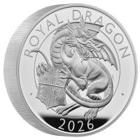 Großbritannien - 10 GBP Tudor Beasts (10.) Royal Dragon 2026 - 10 Oz Silber PP (nur 30 Stück!!!)