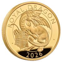Großbritannien - 200 GBP Tudor Beasts (10.) The Royal Dragon 2026 - 2 Oz Gold PP