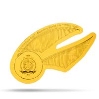 Niue 1 NZD Harry Potter(TM) Goldener Schnatz(TM) 2026 0,1g Gold Rückseite