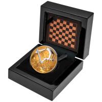 Niue - 100 NZD Schach: Schachbauer (5.) 2026 - 1 Oz Gold PP