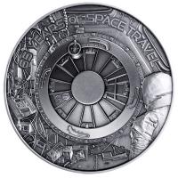 Barbados - 5 Dollar Fenster zur Erde 2026 - 5 Oz Silber Antik Finish