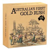 Australien - 1 AUD Goldrausch (Gold Rush) 175. Jubiläum 2026 - 1 Oz Silber PP Gilded