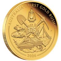 Australien - 100 AUD Goldrausch (Gold Rush) 175. Jubiläum 2026 - 1 Oz Gold PP