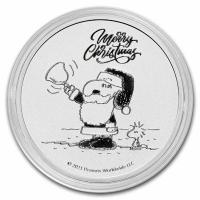 USA - 70 Jahre Peanuts Snoopy Christmas 2021 - 1 Oz Silber