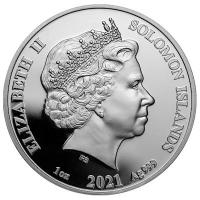 Solomon Islands 3,14 Dollar Number Pi 2021 1 Oz Silber Rückseite