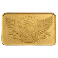 Goldbarren PAMP 250. Jahrestag USA: Weißkopfseeadler 2,5g Gold