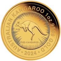 Australien - 190 AUD Känguru 2024 - 1,85 Oz Gold PP