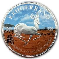 Südafrika - Krügerrand 2018 - 1 Oz Silber Color