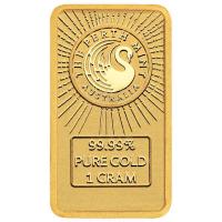 Australien Dune(TM) 2026 Goldbarren 1g Gold Color Rückseite