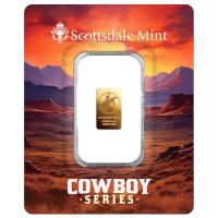 Scottsdale Mint - Cowboy Rifleman Goldbarren - 1/100 Oz Gold