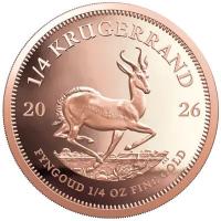 Südafrika - Krügerrand 2026 - 1/4 Oz Gold PP