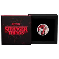 Tuvalu - 0,5 TVD Stranger Things Eleven and Vecna 2026 - 1/2 Oz Silber PP Color