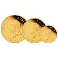 Australien 45 AUD Sovereign: 100. Geburtstag Königin Elizabeth II. 3-Coin-Set 2026 Gold PP Rückseite