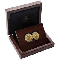 Südafrika 2*50 Rand Big Five III Leopard Doppelkapsel 2026 2*1/4 Oz Gold Rückseite